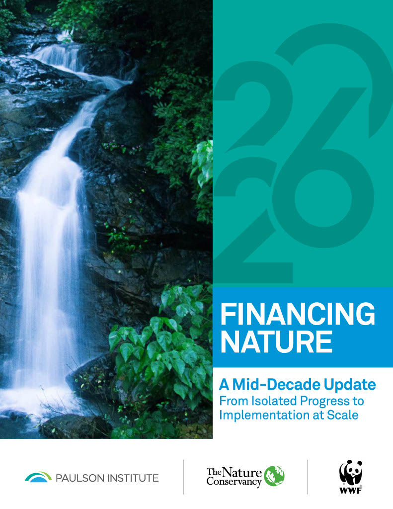 Cover image of Financing Nature Report 2026. 